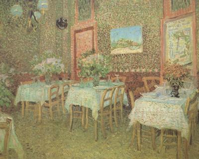 Vincent Van Gogh Interior of a Restaurant (nn04) China oil painting art